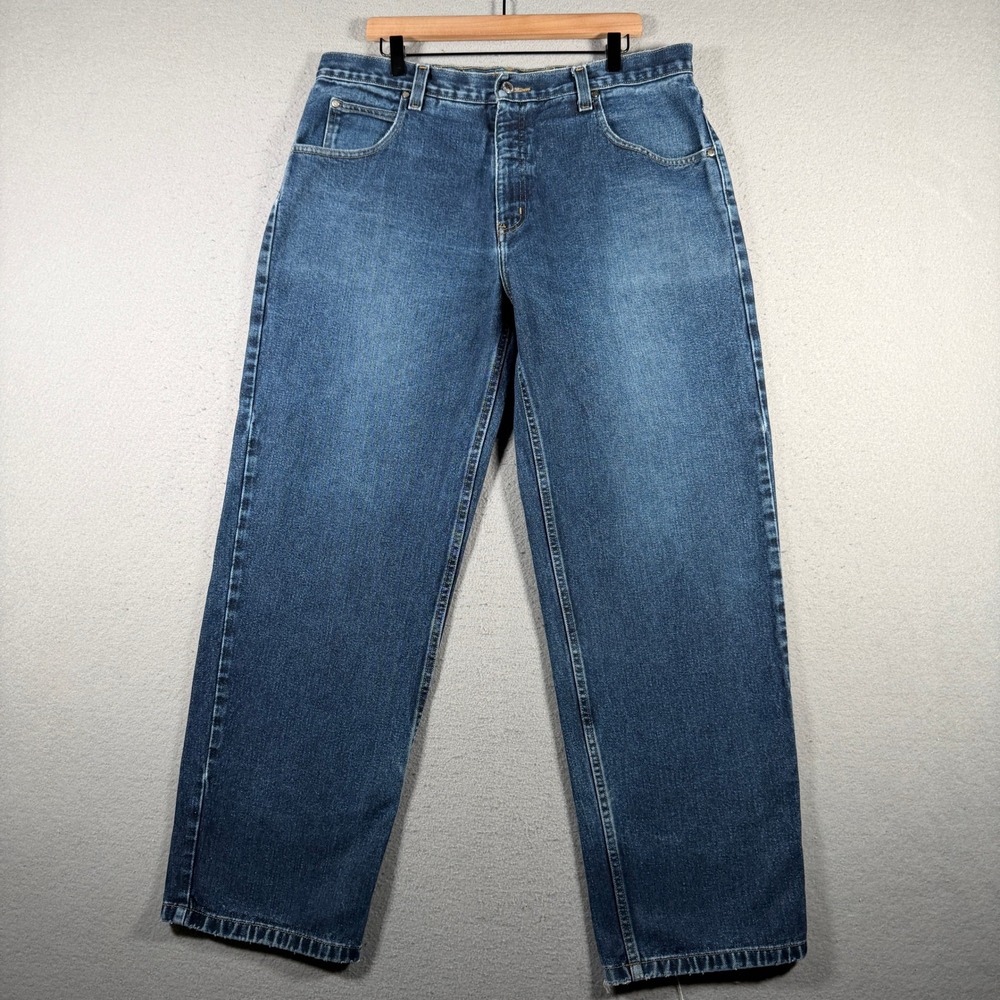 Vintage Anchor Blue‎ Brand Original Wash Mens Relaxed Fit Jeans Size 38x31.5